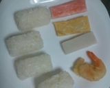 キャラ弁*お寿司風おにぎり*作り方1写真