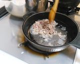 絶品【根菜と和牛で】和のクリームパスタ。作り方3写真