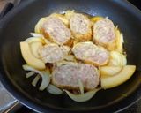 メンチカツリメイク☆卵とじ☆作り方1写真