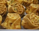 母の日に☆バラの形のケークサレ作り方4写真