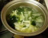 ヘルシー！たけのことわかめの中華スープ作り方4写真