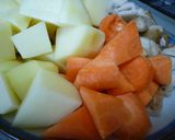 若鶏と野菜の煮物作り方1写真
