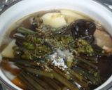たけのこ・わらび・人参・椎茸の煮物。作り方3写真
