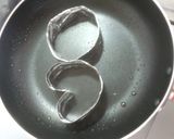 アルミホイルでハートの目玉焼き♪作り方4写真