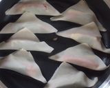 鮭&紫蘇&チーズのカリカリ焼きワンタン作り方4写真