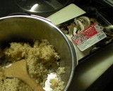 冷飯で作る舞茸ドリア；電気オーヴン使用。作り方1写真