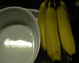 バナナプディング；電気オーヴン使用。作り方1写真