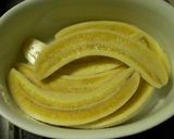 バナナプディング；電気オーヴン使用。作り方3写真