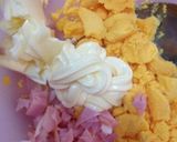 ゆで卵のマヨチーズ和え♡作り方3写真