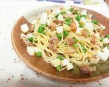コロコロたけのこと豚バラのパスタ作り方9写真