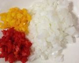 新玉ねぎ・パプリカで☆ライス入り肉詰め作り方3写真
