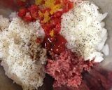 新玉ねぎ・パプリカで☆ライス入り肉詰め作り方4写真