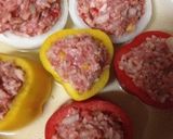 新玉ねぎ・パプリカで☆ライス入り肉詰め作り方8写真