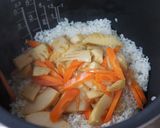 ５分で仕込み✿簡単たけのこご飯✿作り方2写真
