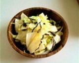 味付け不要☆蒸しキャベツの塩こんぶ和え作り方7写真