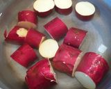 さつま芋の昔煮❀作り方1写真