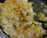 残りご飯で　麺つゆ任せの和風カレーピラフ作り方4写真