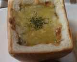 くり抜きパンでリメイクカレーグラタン作り方7写真