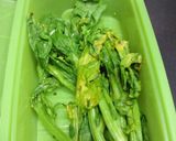 菜の花とウインナーの超簡単カレー炒め★作り方1写真