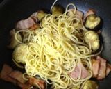 なすとベーコンのウマうま和風スパゲティ作り方7写真