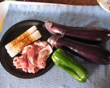 なすde肉みそ炒め作り方1写真