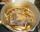 パパの鮪兜の煮付作り方4写真
