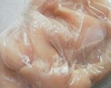 鶏むね肉のマヨチリソース×とろりんチーズ作り方1写真