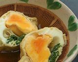 麺つゆで袋煮★玉子＆油揚げ《信田煮》作り方7写真