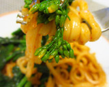 焼きうどんと菜の花（우동과유채꽃）作り方3写真