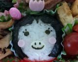簡単キャラ弁☆ももかっぱちゃん☆作り方2写真