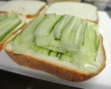 キューカンバーサンド（胡瓜だけのサンド）作り方4写真