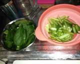 直ぐ完成シャキッと山芋小松菜醤油麹バター作り方1写真