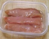 ささ身のバジルソース和え作り方1写真