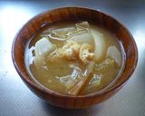 新玉ねぎの味噌汁作り方5写真