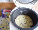朝食にも★HMブル−ベリー炊飯器ケーキ作り方4写真