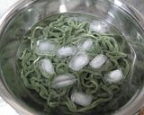 スピルリナdeざるうどん作り方8写真