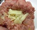 チーズinたけのこハンバーグ作り方2写真