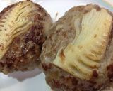 チーズinたけのこハンバーグ作り方5写真