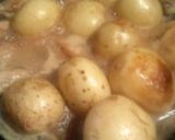 新じゃが（小芋）と鶏のスペアリブのあめ煮作り方3写真