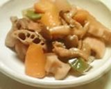 少ない材料で筑前煮風☆作り方9写真