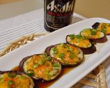 なすのチーズ焼き黒酢はちみつソース作り方4写真
