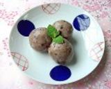 そば粉と小豆餡で和菓子作り方7写真