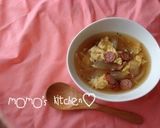 たまごとオニオンのあったかスープ＊°作り方4写真
