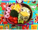 キャラ弁*かものはしペリー作り方5写真