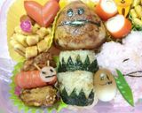 春♡なめこキャラ弁作り方2写真