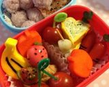 キャラ弁にうずらで可愛い苺(^^)作り方3写真