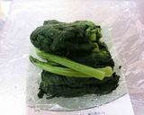 春菊としらすのポン酢和え作り方1写真