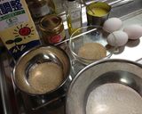 生姜とオリーブオイルのシフォンケーキ作り方1写真