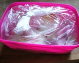 水袋を重石に★白菜と蕪の柚浅漬け作り方5写真