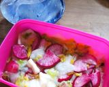 水袋を重石に★白菜と蕪の柚浅漬け作り方4写真